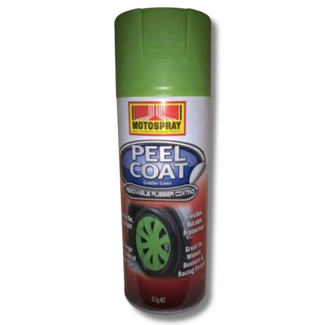 Peel Coat Grabber Green Removable Rubber Coating - Motospray | Universal Auto Spares
