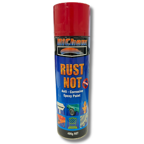 Rust Not Single Red R13 Spray Paint Can 400g - HiChem