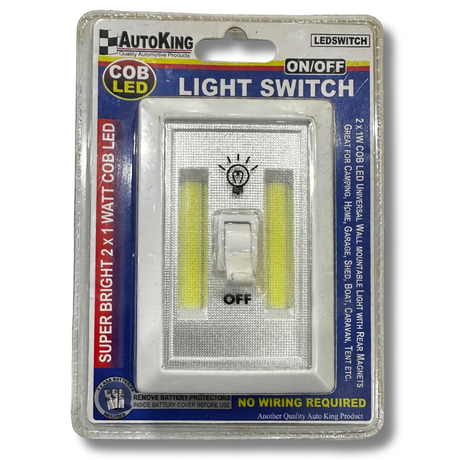 COB LED Light Switch On/Off Super Bright 2 x 1 Watt - AutoKing | Universal Auto Spares