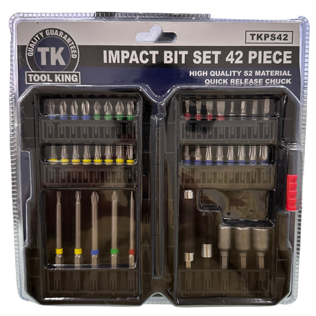 Impact Power Bit Set 42 Piece - Tool King | Universal Auto Spares