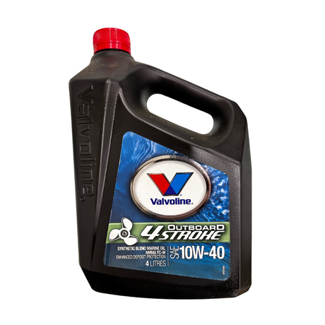 4 Outboard Stroke SAE 10-40 Synthetic Blend Marine Oil - Valvoline