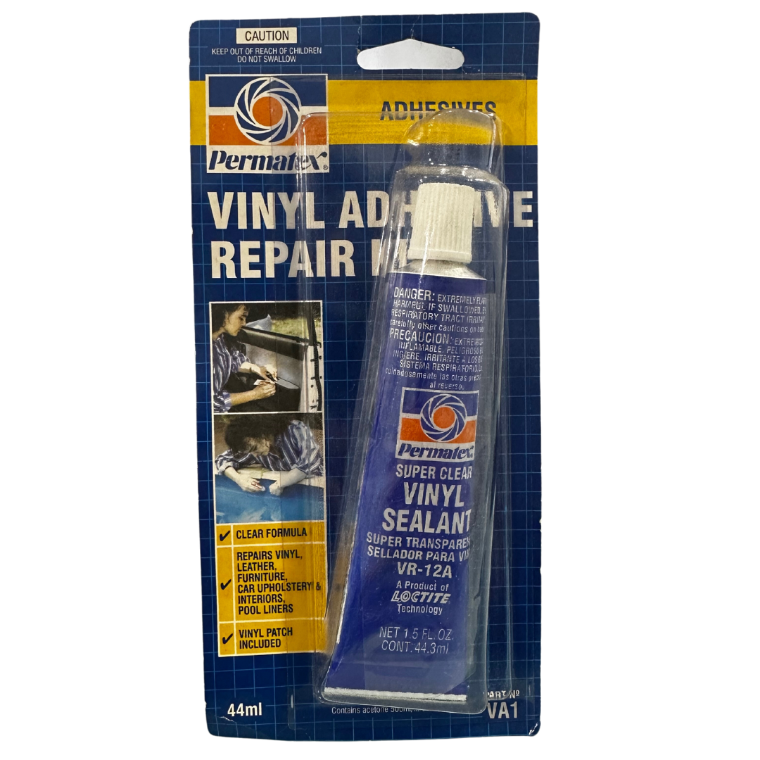 Super Clear Vinyl Sealant Adhesive Repair Kit - Permatex
