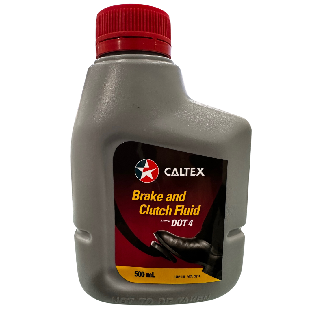 Brake and Clutch Fluid Super DOT 4 500mL - CALTEX | Universal Auto Spares