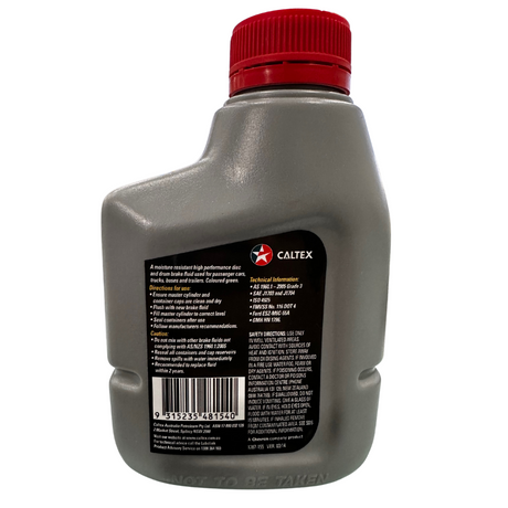 Brake and Clutch Fluid Super DOT 4 500mL - CALTEX | Universal Auto Spares