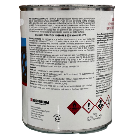 Gully Outdoor Paint Colourmate Colorbond 1L - Rust-Oleum