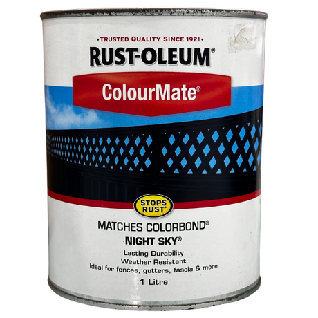 Night Sky Outdoor Paint Colourmate Colorbond 1L - Rust-Oleum
