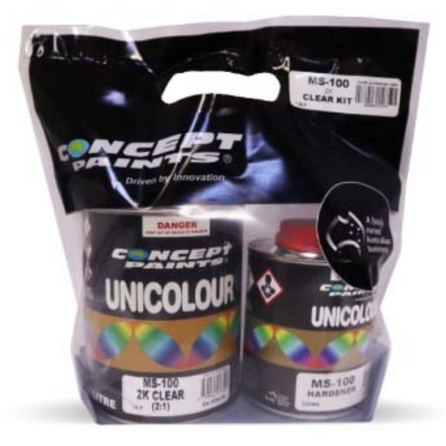 MS-100 2K Clear Kit & Hardener 1.5L - Concept Paints