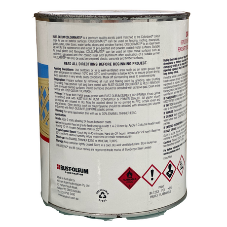 Classic Cream Outdoor Paint Colourmate Colorbond 1L - Rust-Oleum | Universal Auto Spares