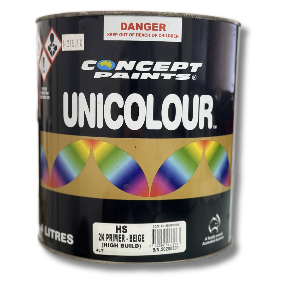 H2 2K Primer Beige (High Build) 4L - Concept Paints