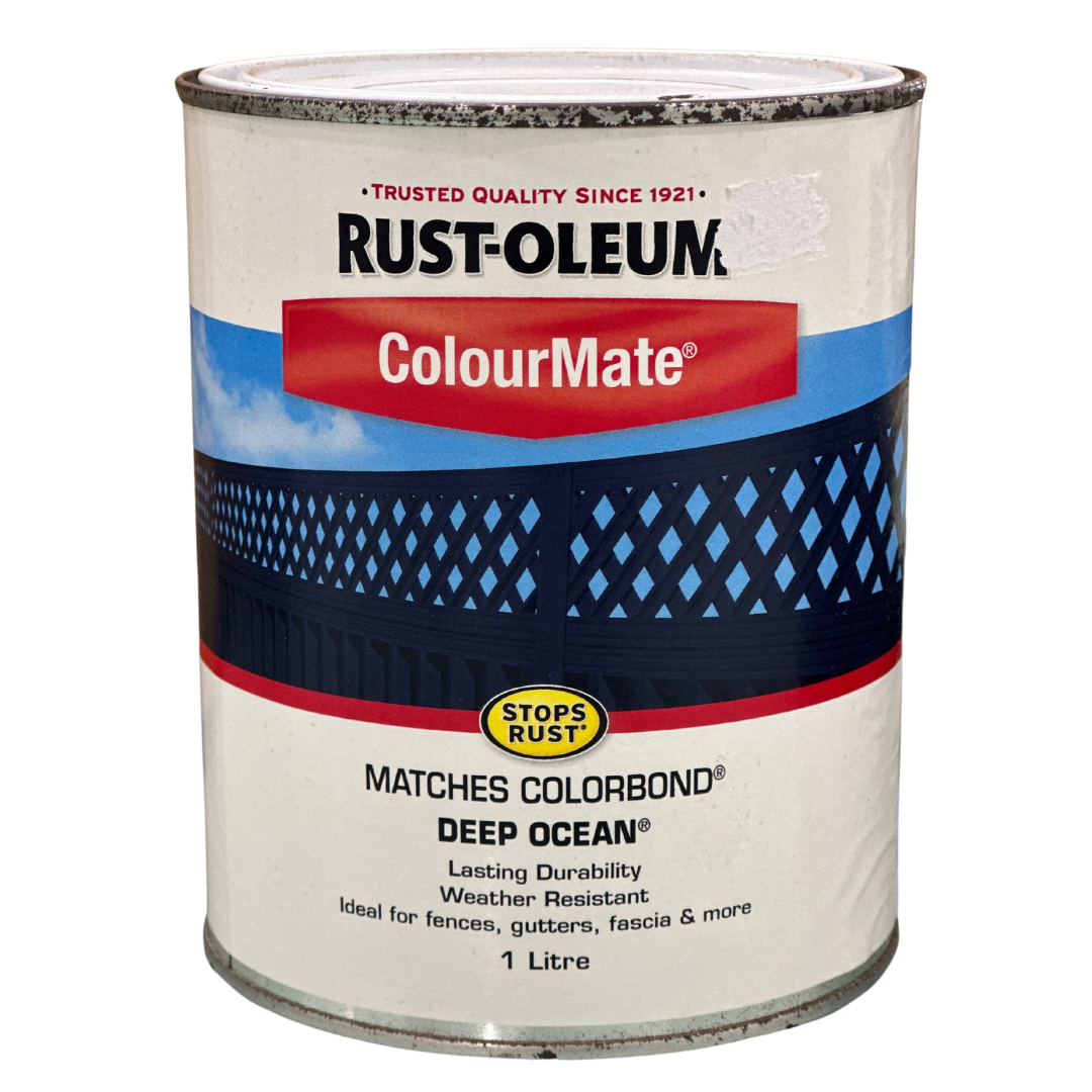 Deep Ocean Outdoor Paint Colourmate Colorbond 1L - Rust-Oleum