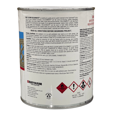 Evening Haze Outdoor Paint Colourmate Colorbond 1L - Rust-Oleum