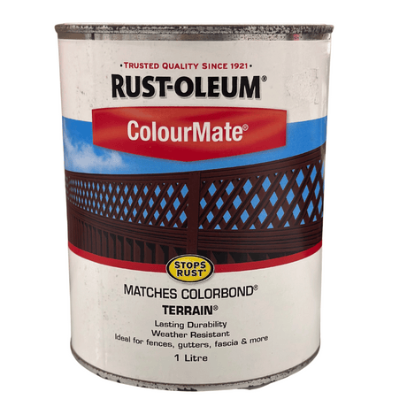 Terrain Outdoor Paint Colourmate Colorbond 1L - Rust-Oleum