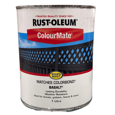 Basalt Outdoor Paint Colourmate Colorbond 1L - Rust-Oleum | Universal Auto Spares