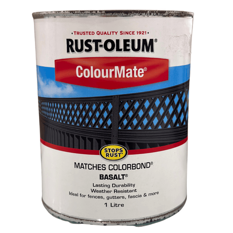 Basalt Outdoor Paint Colourmate Colorbond 1L - Rust-Oleum