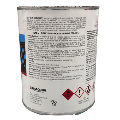 Basalt Outdoor Paint Colourmate Colorbond 1L - Rust-Oleum