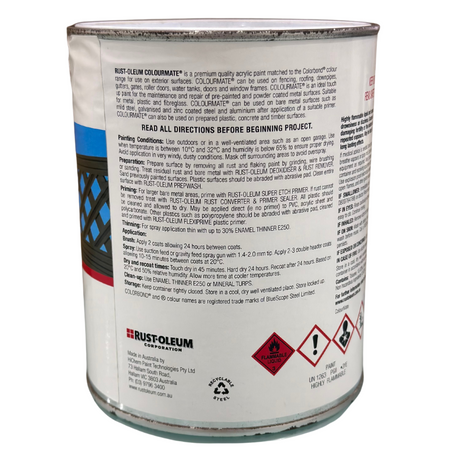 ManGrove Outdoor Paint Colourmate Colorbond 1L - Rust-Oleum