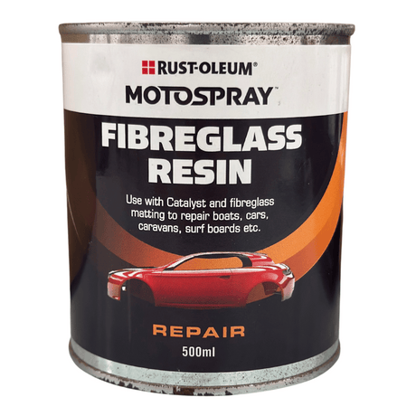 Fibreglass Resin Repair Motospray 500ml - Rust-Oleum | Universal Auto Spares
