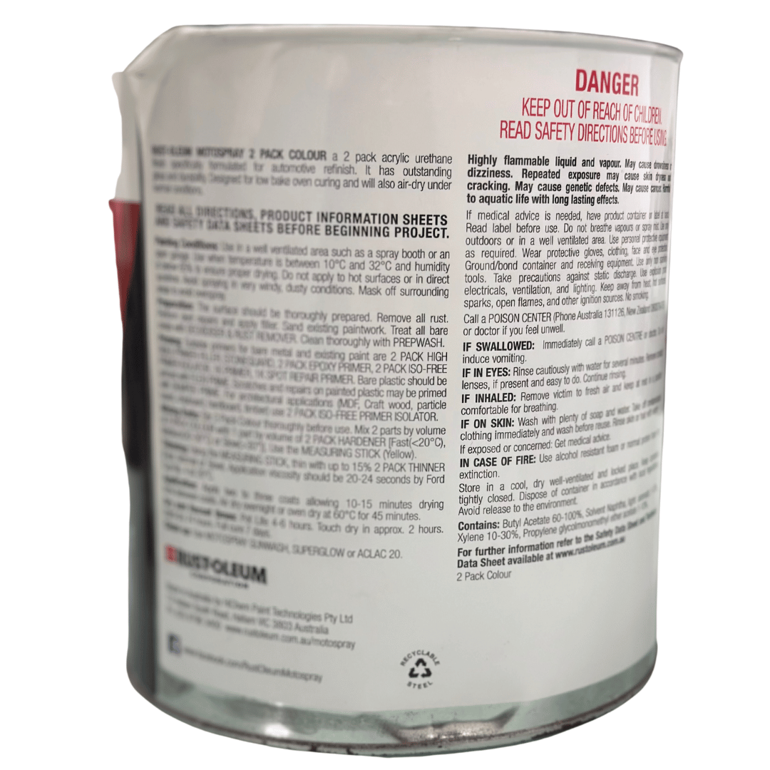 2 Pack Black Motospray Excellent Coverage & Durability - Rust-Oleum