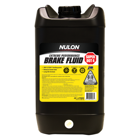 Xtreme Performance Brake Fluid Super DOT 4 - Nulon 20L