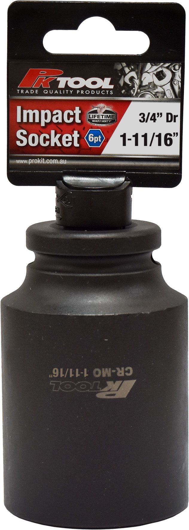 1-11/16" Impact Socket 3/4" Dr - PKTool