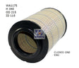 Air Filter HDA5887 Fits Hino WA1175 - Wesfil