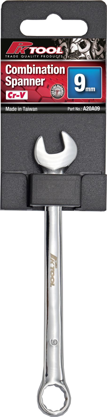 8-19mm Combination Spanner - PKTool 9mm