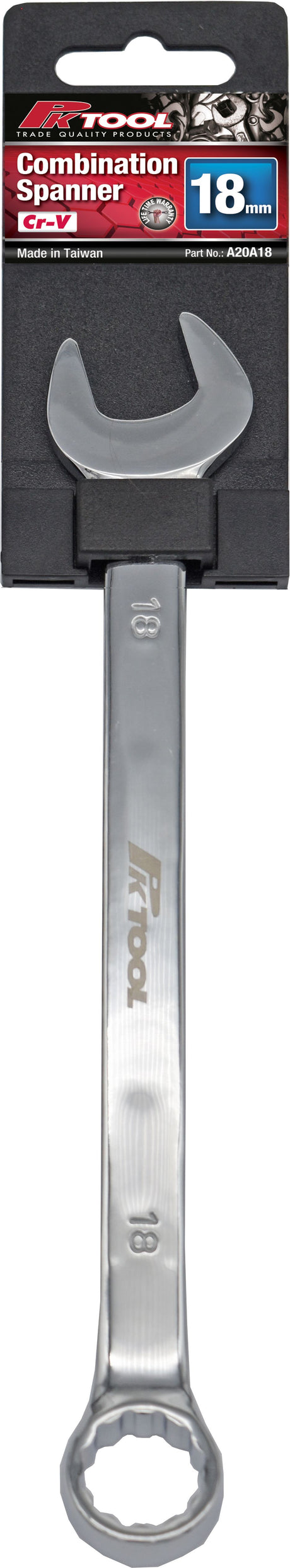8-19mm Combination Spanner - PKTool 18mm