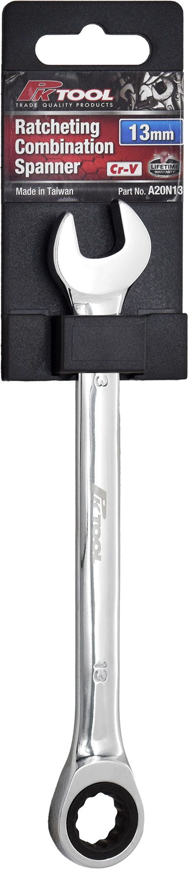 6-32mm Ratcheting Combination Spanner - PKTool 13mm