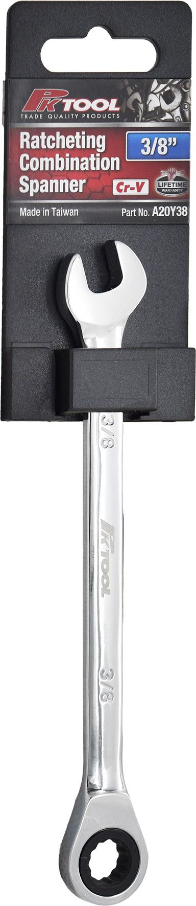 3/8" Ratcheting Combination Spanner - PKTool
