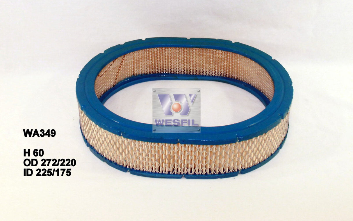 Air Filter A349 Fits Nissan WA349 - Wesfil