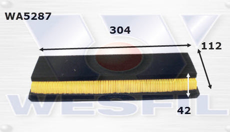 Air Filter Fits Fiat WA5287 - Wesfil