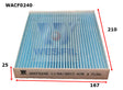 Cabin Filter RCA439M Fits Kia WACF0240 - Wesfil