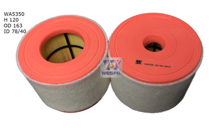 Air Filter A1921 Fits Audi WA5350 - Wesfil