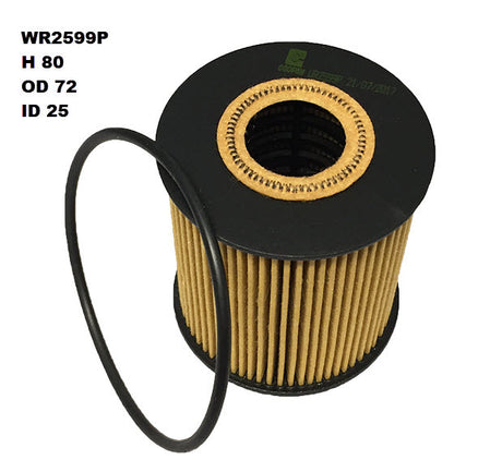 Oil Filter R2599P Fits Volvo WR2599P - Wesfil