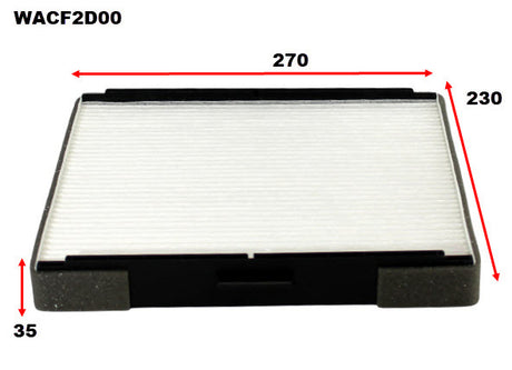 Cabin Filter Fits Hyundai WACF2D00 - Wesfil