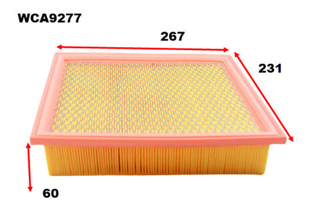Air Filter A1414 Fits VW WCA9277 - Wesfil