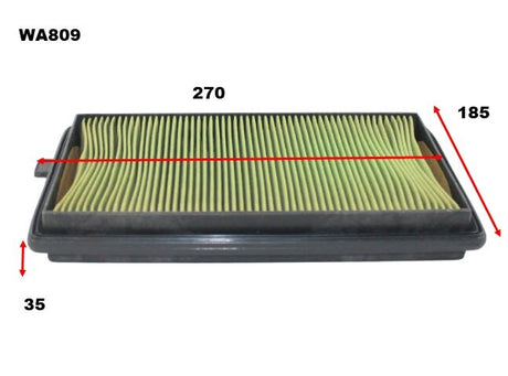 Air Filter A470 Fits Honda WA809 - Wesfil