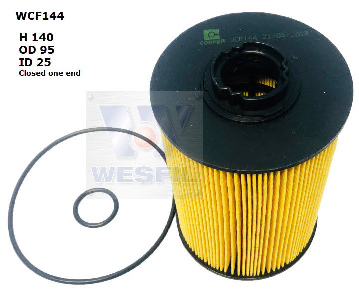 Diesel Fuel Filter Mitsubishi WCF144 - Cooper