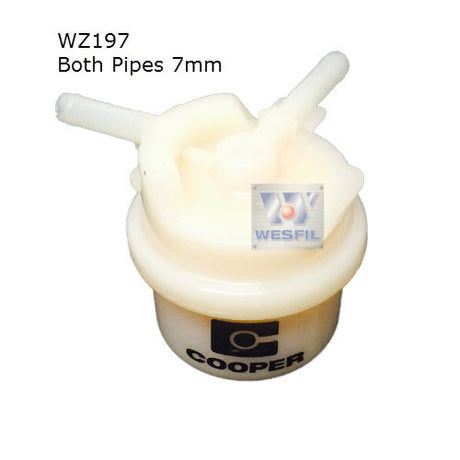 Plastic In-Line Filter Z197 Fits Subaru/Toyota WZ197 - Wesfil