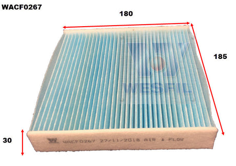 Cabin Filter RCA371P Fits Suzuki WACF0267 - Wesfil
