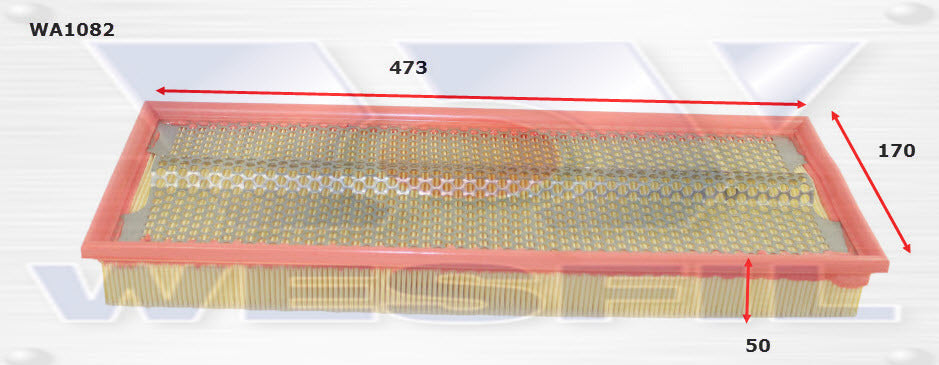 Air Filter A1670 Fits Mercedes WA1082 - Wesfil