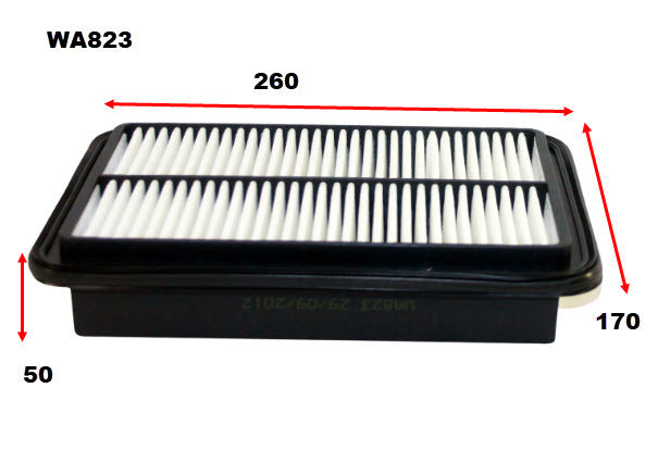 Air Filter A465 Fits Toyota WA823 - Wesfil