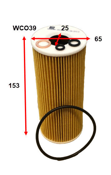 Oil Filter R2645P Fits Audi/VW WCO39 - Wesfil