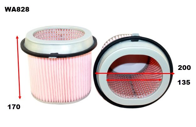 Air Filter A452 Fits Mitsubishi WA828 - Wesfil