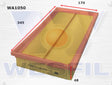 Air Filter A1719/A1722 Fits Volvo WA1050 - Wesfil