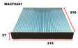 Cabin Filter Fits Lexus WACF0287 - Wesfil