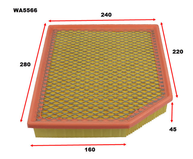 Air Filter Fits Jeep WA5566 - Wesfil