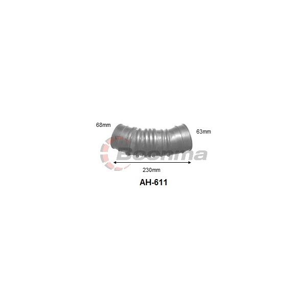 Air Hose fits Toyota Surf KZN185/Prado KZJ95 – AH-611 – Boonma | Universal Auto Spares