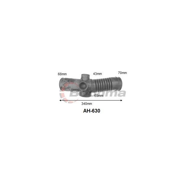 Air Hose fits Toyota Hiace LH103/113/125/162/172 – AH-630 – Boonma | Universal Auto Spares