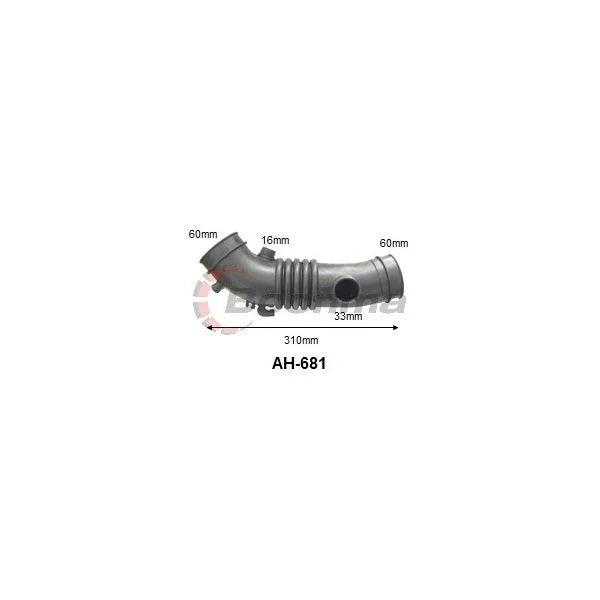 Air Hose fits Toyota Celica ST204 2.2L 94-99 – AH-681 – Boonma | Universal Auto Spares